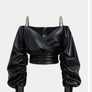Elegant Black Women's Top